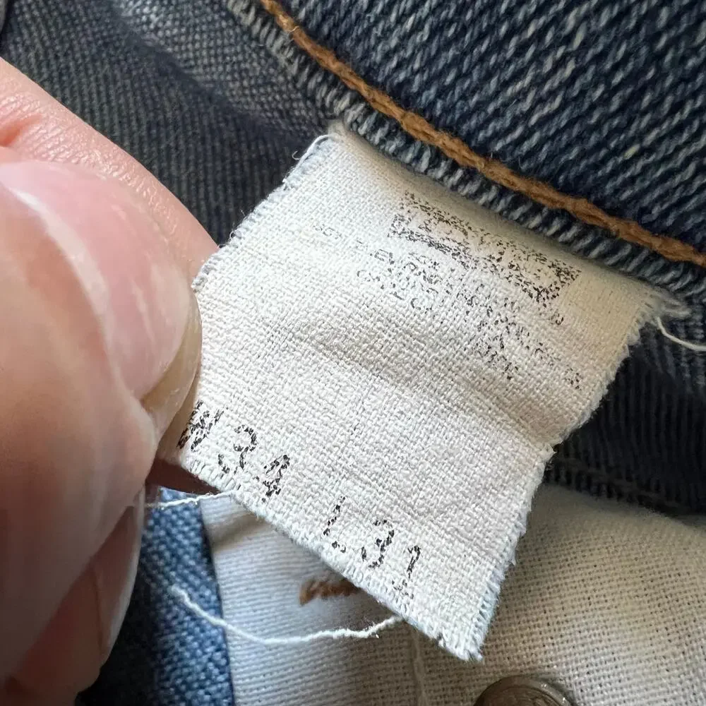 Levi's 517 Bootcut Mens 34x31 Jeans Vintage Blue USA Made 1997 Orange Tab Denim
